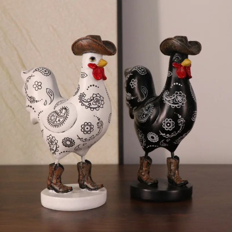 American cartoon turkey ornaments,Thanksgiving Halloween decorative resin crafts, party tabletop decorations,home decoration