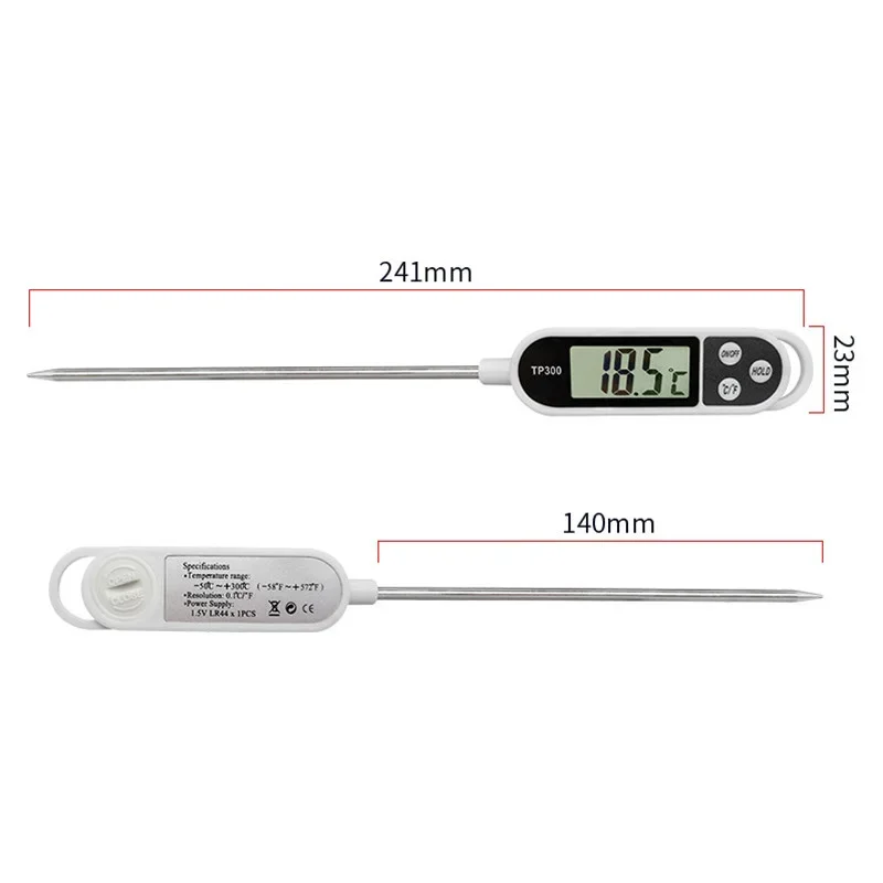 Digitales Küchenthermometer TP300, Wasser- und Ölthermometer für Fleisch, Kochen, Lebensmittel, Grill, Elektronisches Ofenthermometer, Küchenwerkzeuge – Detail 7