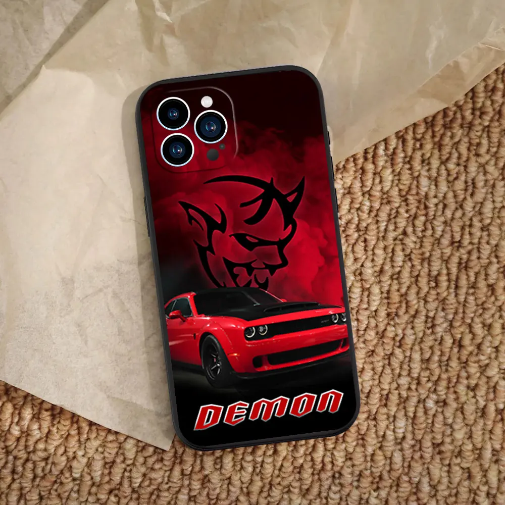 Car D-Dodge S-SRT H-Hellcat Challenger Phone Case For Samsung Galaxy A73 A54 A13 A33 A53 A32 A52S Soft Cover