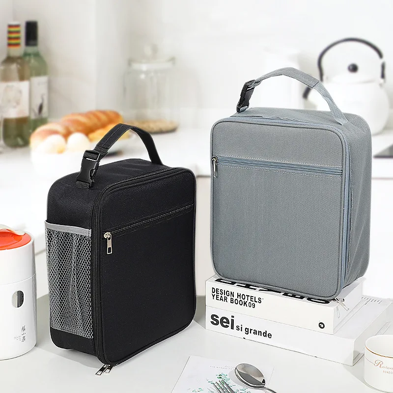 Lunch Bag Tote Portable Insulated Box Canvas Thermal Cold Food Container School Picnic Men Women Kids Travel Lunchbox Keep Warm