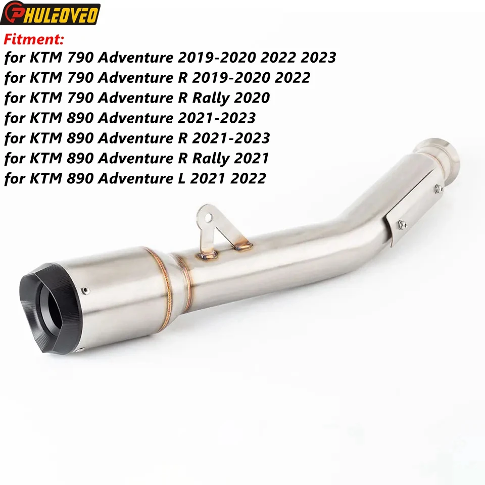 For KTM 790 890 Adventure for KTM 790 890 Adventure R/L/R Rally 2019-2023 Motorcycle Exhaust Link Pipe Escape Moto Shield Cover