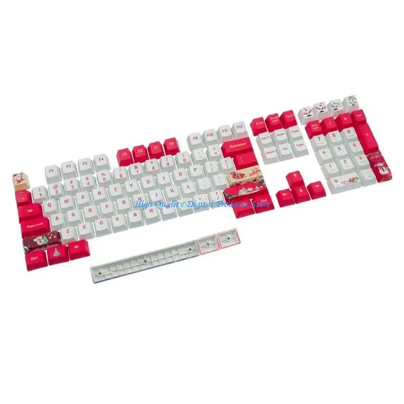 

U2JE 108 Keys PBT -клавишные клавиши Установите новичок рождественский клавиш OEM для механической клавиатуры