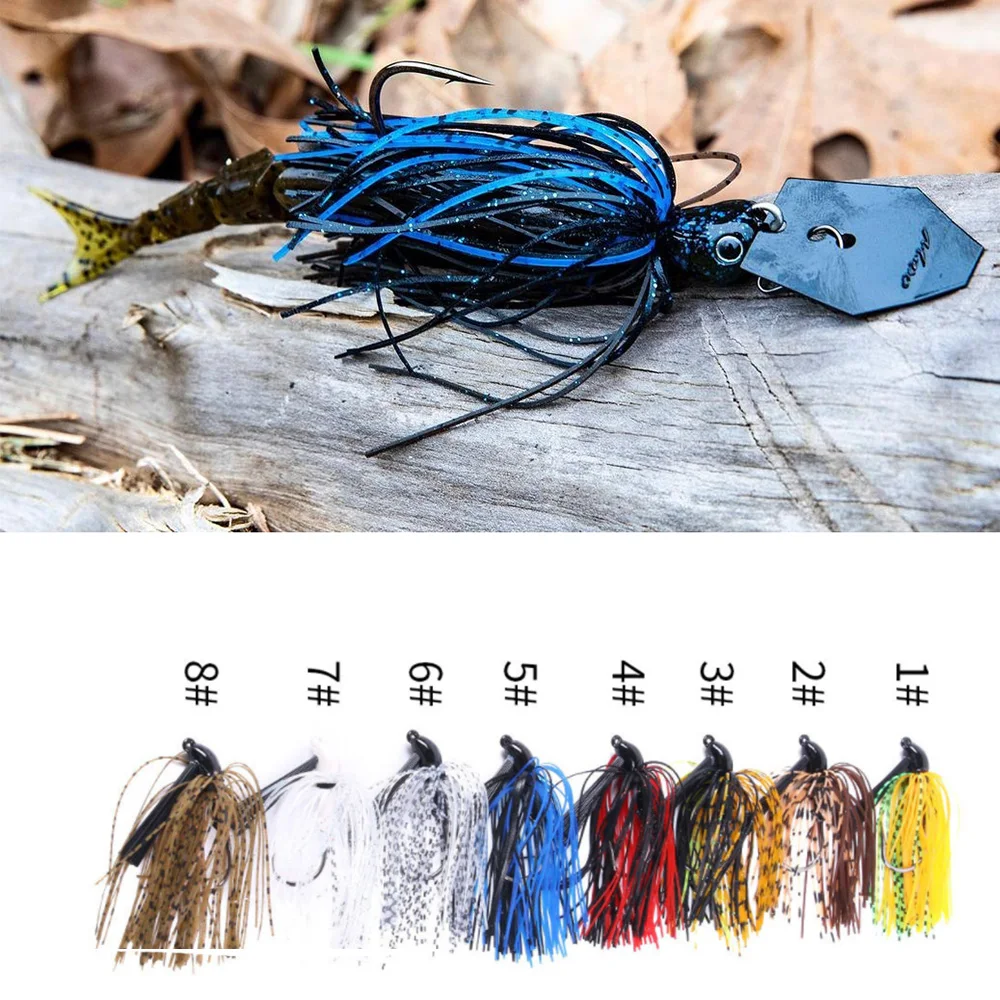 10g Chatter Bait Spinner Bait Weedless Fishing Lure Buzzbait Wobbler Chatterbait for Bass Pike Walleye Fish