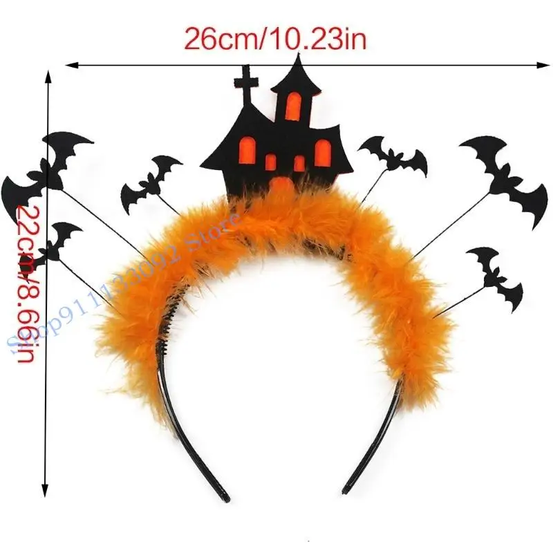 H9ed Cool Bats 헤드 밴드 생일 파티 코스프레 성 헤드웨어 헤어 액세서리