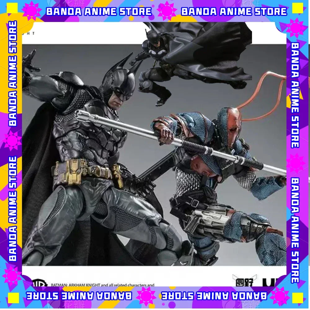 متوفر في المخزون ألعاب LPZZ DC 1/12 شخصية Arkham Knight Deathstroke و Batman شخصيات الحركة Finegures Batman Multiverse Superman هدية