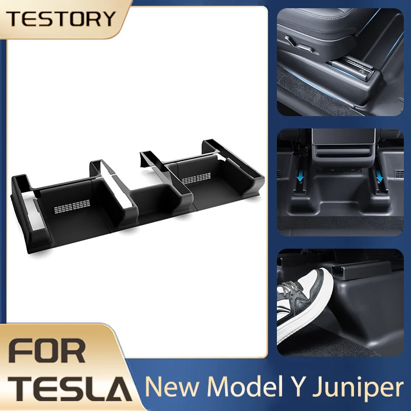 Für Tesla Model Y Juniper 2026 2025 Zubehör TPE Unterbodenschutz Anti-Kick Anti-Schmutz-Pad für Tesla Model Y Juniper – Detail 1