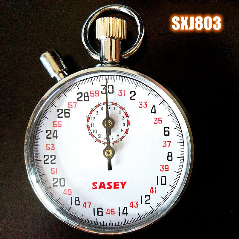 SXJ504 SXJ505 SXJ803 SXJ806 Steel Mechanical Stopwatch Track Field Running Competition Stop Watch Metal Sports Training Timer