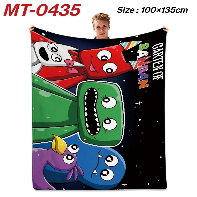 Garten of Banban Surrounding Air-conditioning Quilt Summer Cool Quilt Cartoon Anime Full-color Blanket Blanket Flannel Blanket