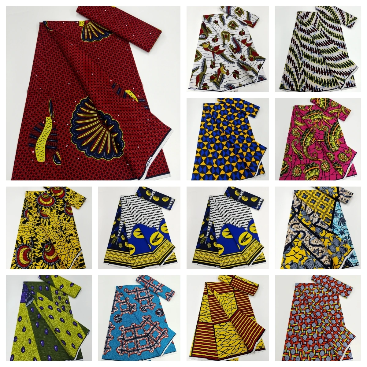 Ankara Fabric African Real Wax Print Pagne Africain Wax High Quality Original Veritable Ghana Print Fabric African Ankara Fabric