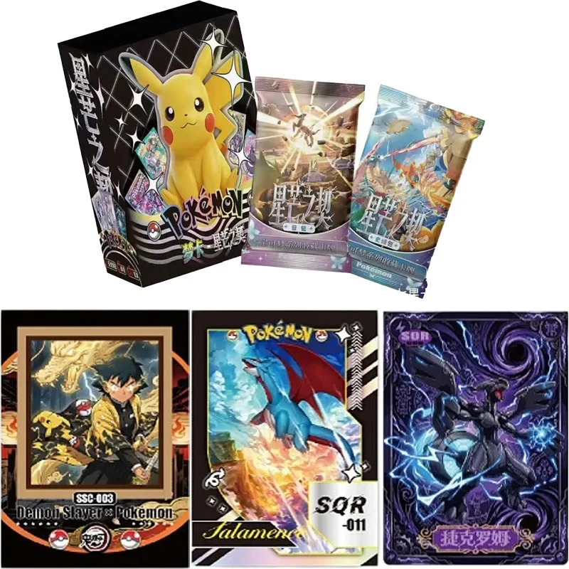新しいポケモンカード-ポケモン-ドリームコレクションカード-vol2-初音デーモンスレイヤー提携ブランドワークマンシップカード-スーパーバリューボックス-ギフトおもちゃ