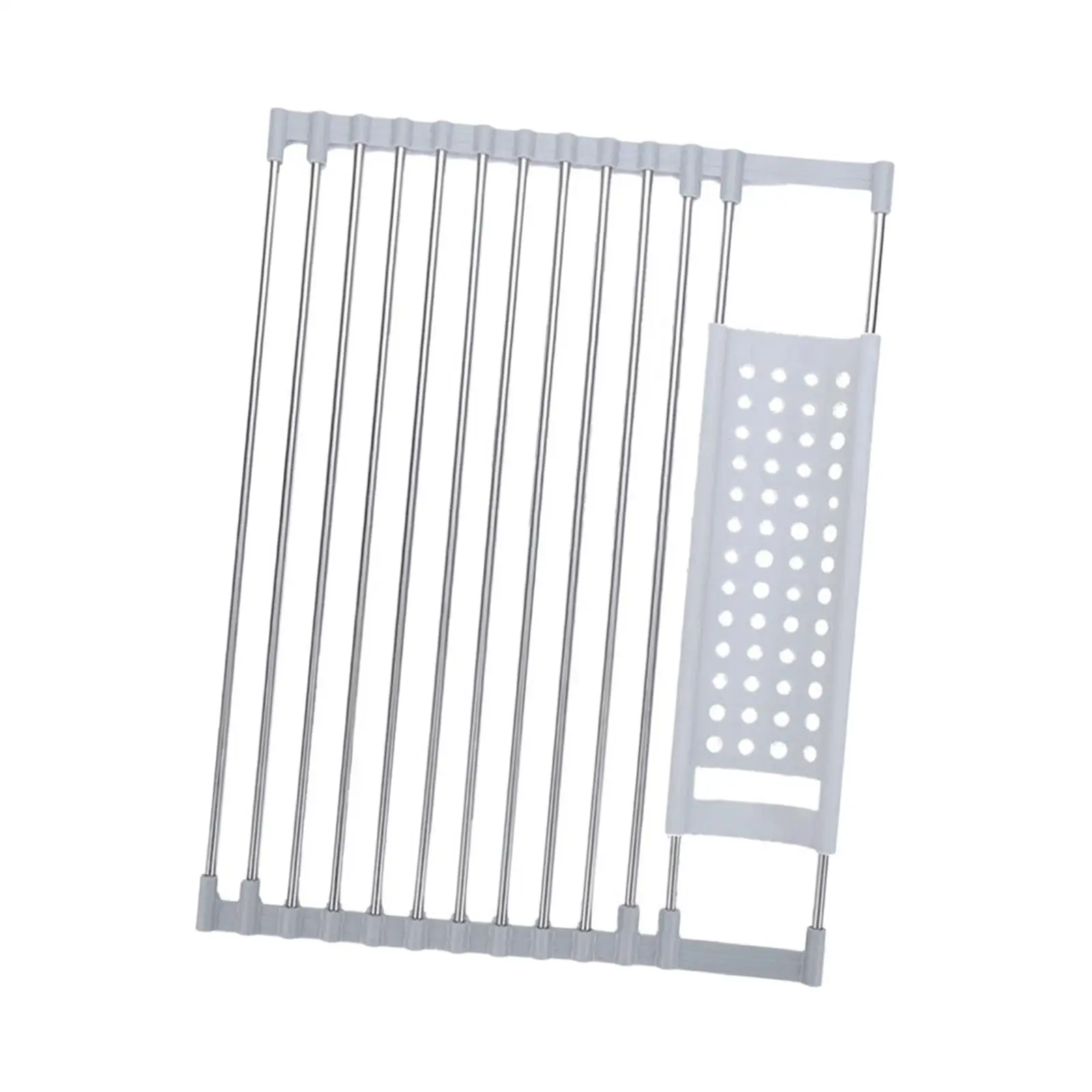Roll up Dish Drying Rack Sink Holder Multipurpose Portable Foldable Kitchen Sink Rack for Restaurant Bottles Cups Cookware Dorm