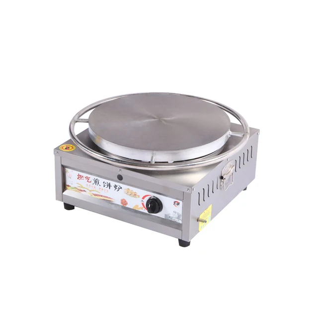 Electric Crepe Maker Commercial Crepe Making Machine Popular Automatic Flat Plate Pancake Crepe Maker