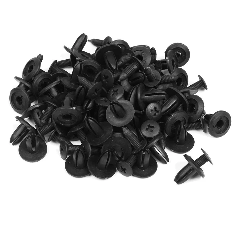 6mm Auto Fastener Rivet Clips Retainer Liner Bumper Deur Panel Fastener Clip voor Honda Auto Accessoires