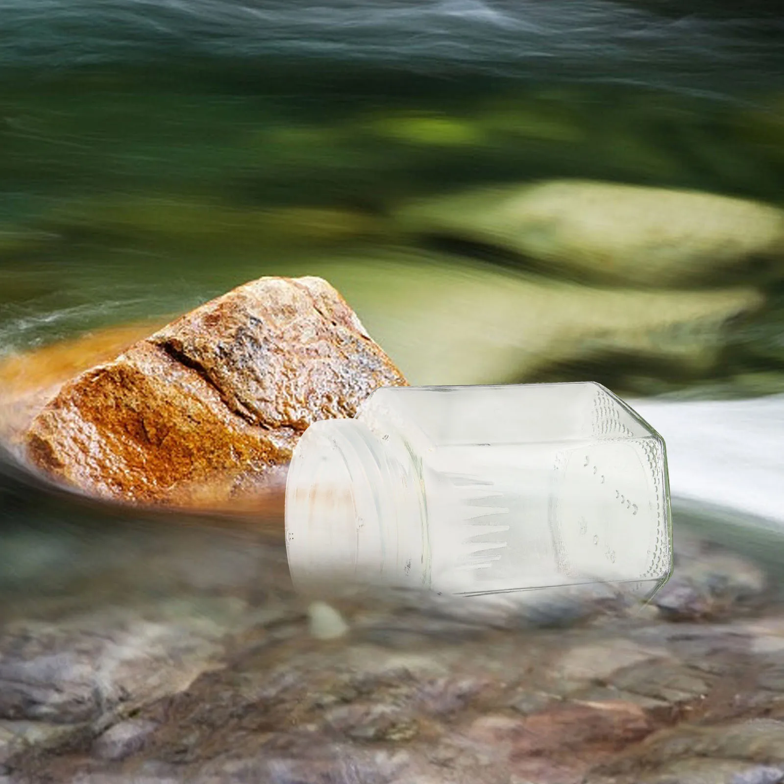 

Outdoor Fish Bottle Fishing Accessories Holder Shrimp Container Reusable Glass Bottles Portable