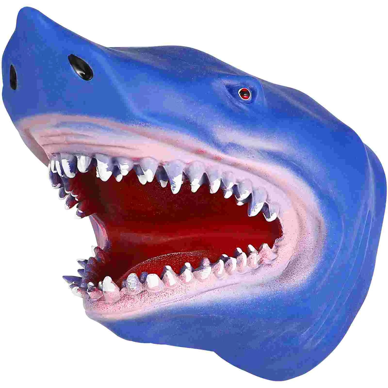 

Kids Toys Shark Puppet Animals Hand Puppets Storytelling Gloves Blue Prop Child