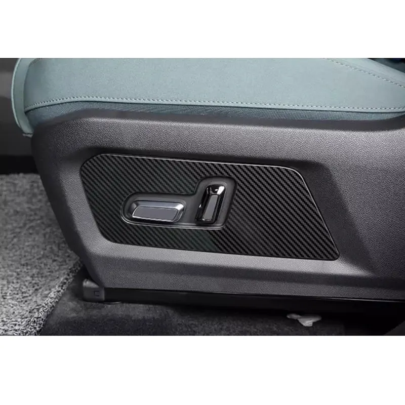 Car Seat Adjust Panel Decoration Protect Cover for Jetour Traveler T2 2023 2024 Carbon Fiber Interior Accessories Kit Auto Parts image 2