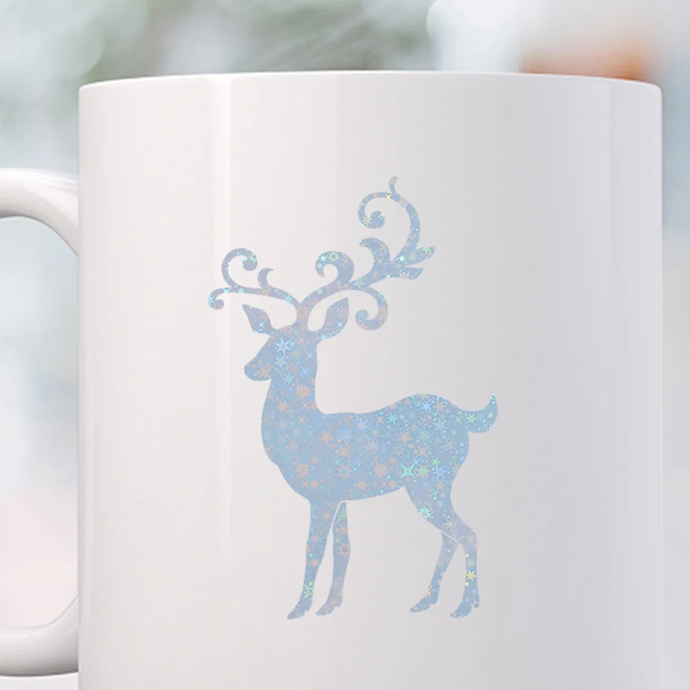 Holographic Sticker Sheets Self Adhesive Waterproof Transparent Film For Diy Scrapbook Laptop Decals Home Decor