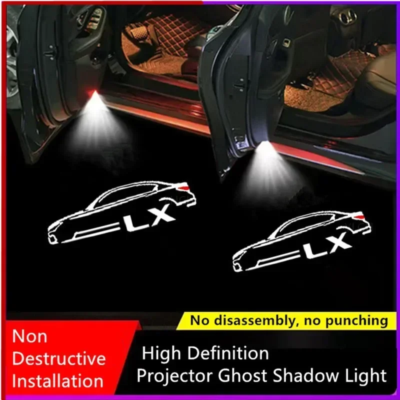 

LED Courtesy Lamp For Lexus LX 2007- 2022 2023 2024 (not fit LX570 2008) Car Door Welcome Logo Light Laser Projector Accessories