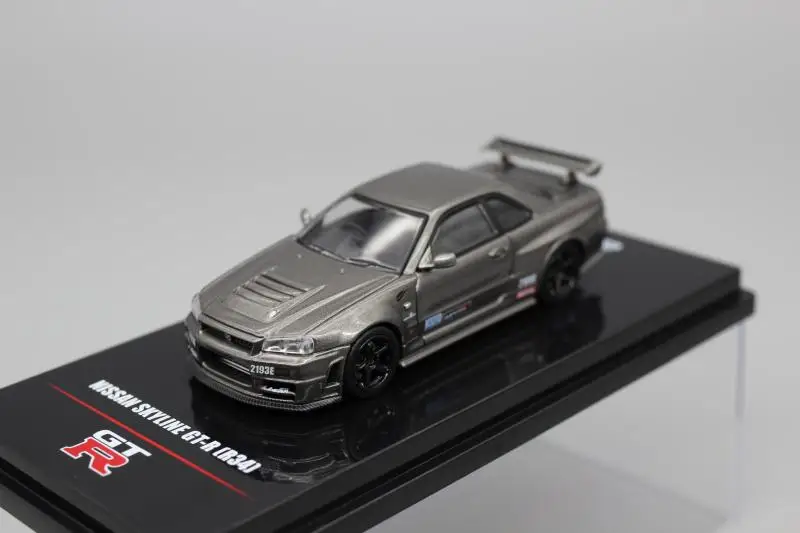 Inno 1:64 nissan Skyline R34GT-R  Collection of die-cast alloy car decoration model toys