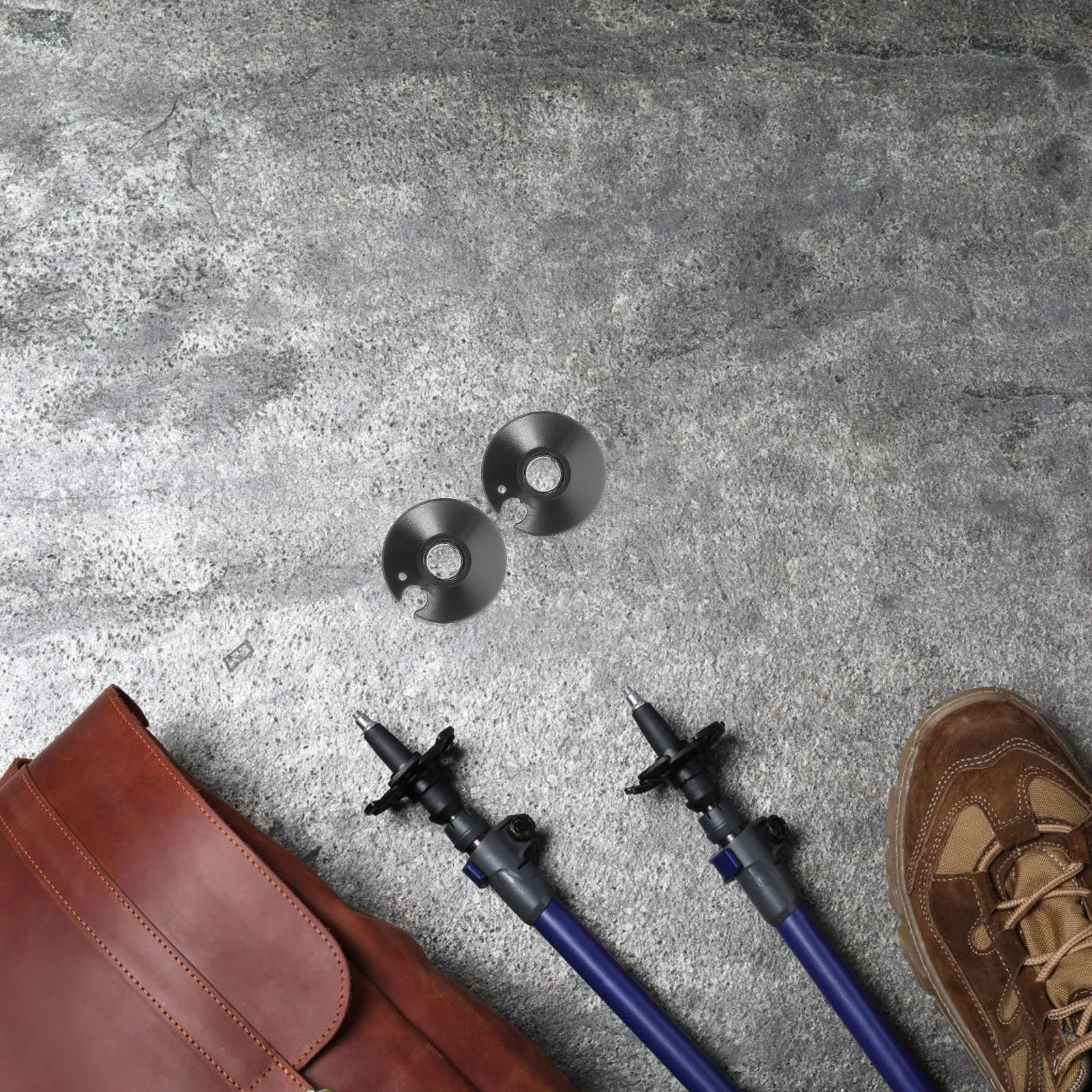 

4 Pcs Trekking Pole Accessories Durable Mud Baskets for Walking Sticks Crutches Snow Tips Hiking Replacement Parts