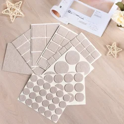 1Set Self Adhesive Felt Chair Leg Pads Floor Protectors Furniture Legs Table Leg Covers Mute Anti-Slip Pads Furniture Accessorie