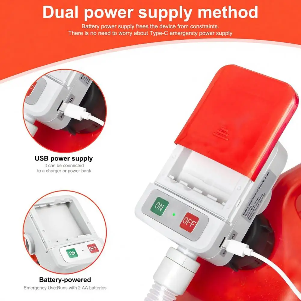 Fuel Transfer Pump with Automatic Stop Function Highly Efficient Oil Pump Set with Automatic Stop Function 2.4 for Easy for Rv