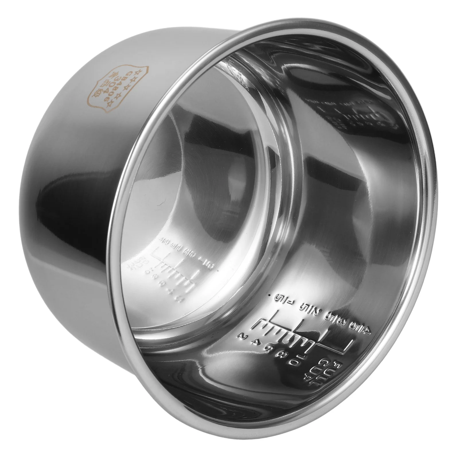 

Pet Rice Cooker Liner Kitchen Butcher Block Cooking Pot Electric Small Serving Tray Silver Stainless Steel