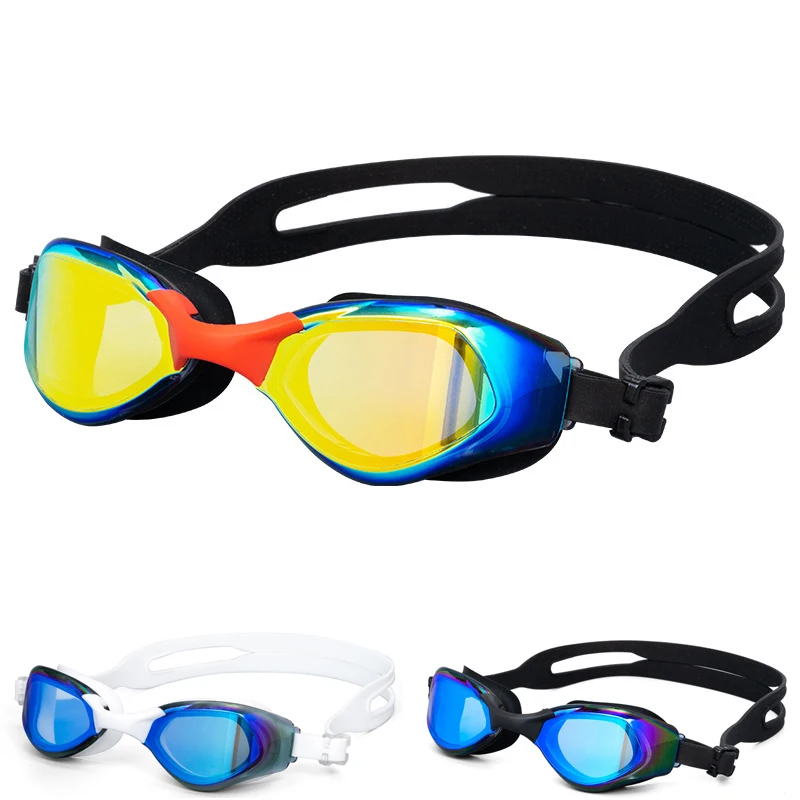 New Anti-Fog Electroplating Racing Swimming Glasses Adult Silicone Special Water Sports Swimming Goggles Swimming Diving Supplie