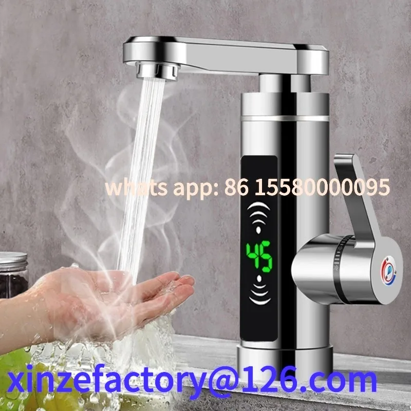

Customizable Electric Hot Water Faucet Instant Heating Type Kitchen Hot And Cold Small Kitchen Treasure Quick Heat EU Version
