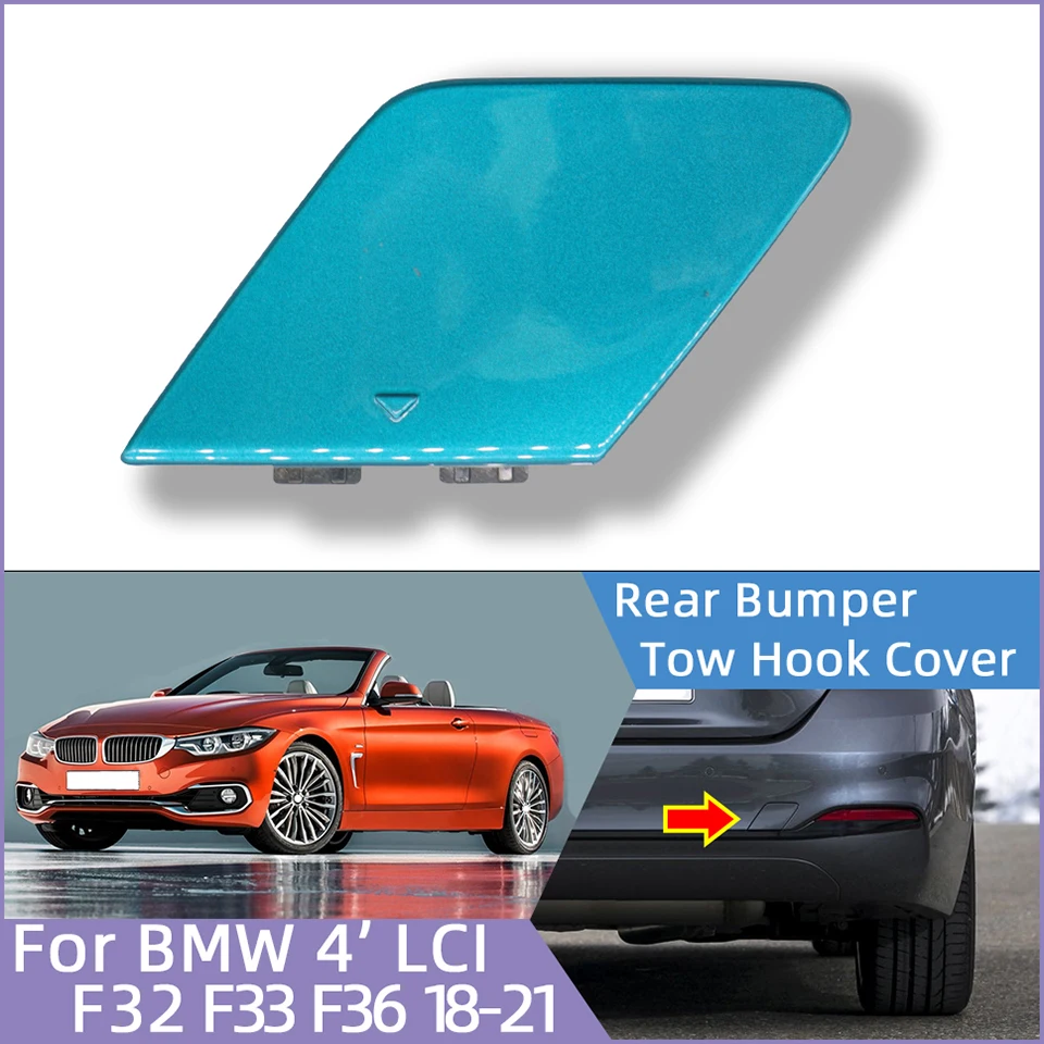 

Car Accessories Rear Bumper Towing Hauling Shell Lid Trim For BMW 4 Series F32 F33 F36 LCI Ordinary 2018-2021 # 51127496136