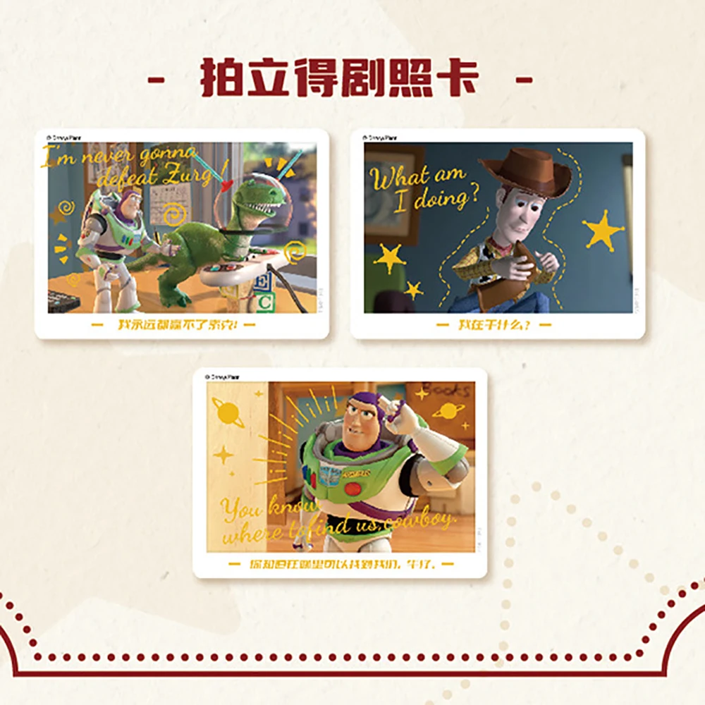 2023 Toy Story Cards Disney Collection Pixar Woody Buzz Lightyear Limited Autograph Cards Art Anime Christmas Themed Fans Gifts