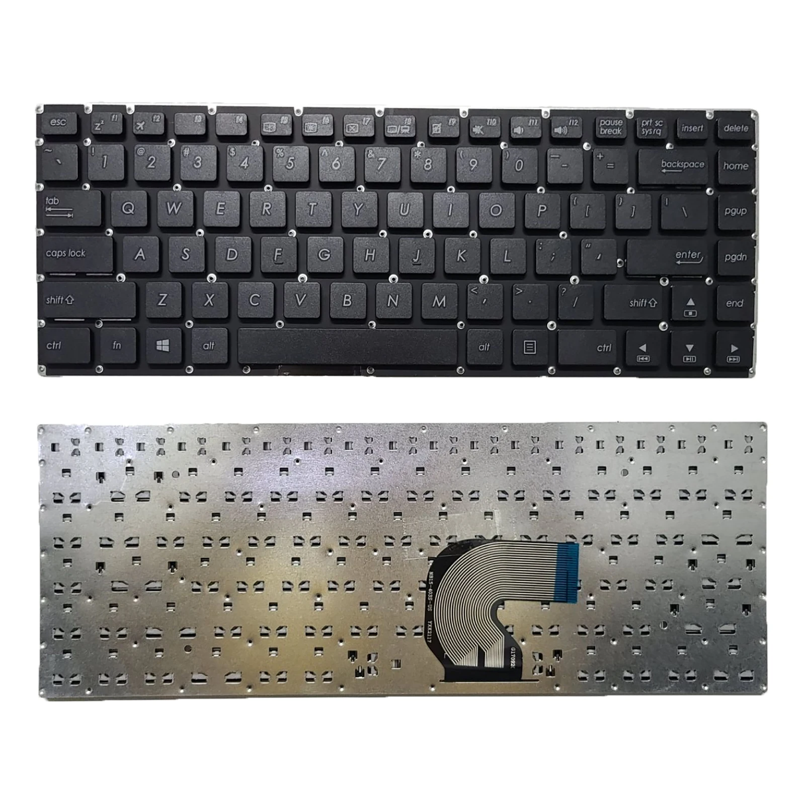 US Laptop Keyboard for ASUS VIVOBOOK L403S L403SA E403S E403SA 13n0-sea0601 no pointer with backlight