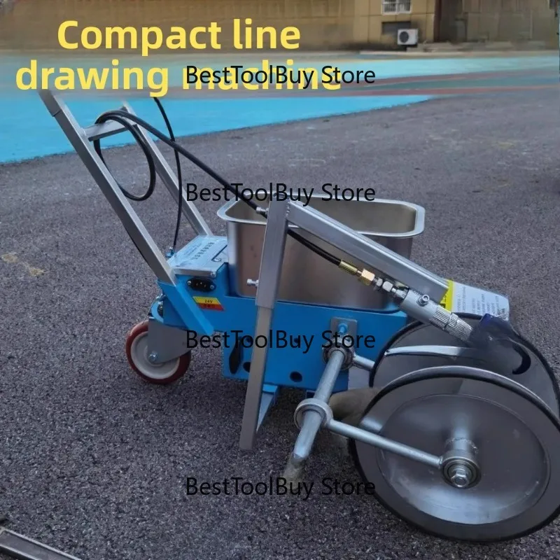 Scribing machine Road marking spraying Highway road parking space line drawing artifact Paint line drawing car