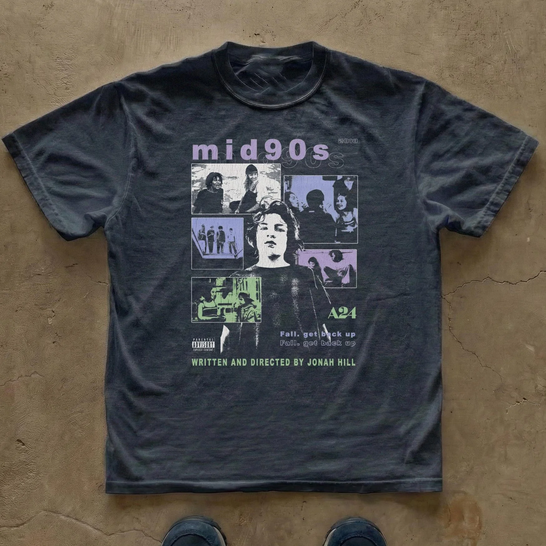 Mid90s Movie A24 Jonah Hill Vintage Graphic T-Shirt Cotton Men Women Streetwear Tee