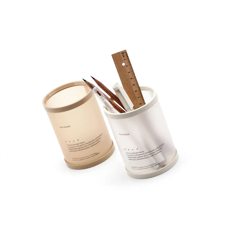 Silinder Dapat Dilepas Desktop Pen Holder Organizer Kantor Aksesori Pensil Berdiri Kotak Penyimpanan Alat Tulis Hadiah Guru