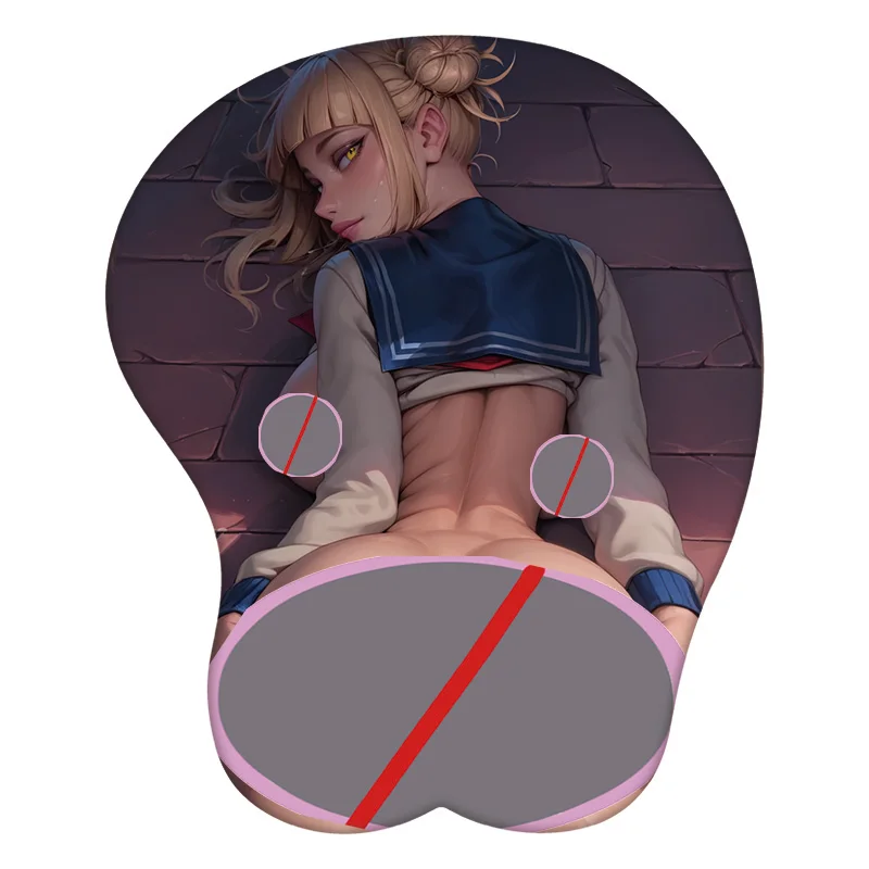 

3D Mouse Pad Ai Himiko Toga Anime Mousepad Wrist Rest Silicone Creative Gaming Mat Gift