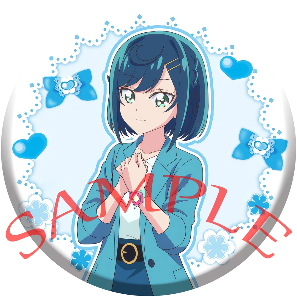 Anime StarTwinkle Precure Cosplay Yuni Kaguya Madoka Amamiya Erena Hagoromo Lala Hoshina Hikaru Cartoon Badge Christmas Gifts