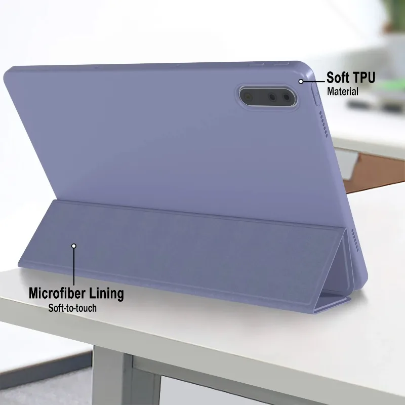 حافظة لهاتف Xiaomi Redmi Pad 2 مقاس 11 بوصة 2025 ثلاثية الطي من جلد البولي يوريثان حافظة خلفية ناعمة حافظة ذكية لهاتف Funda Tablet Redmi Pad 2