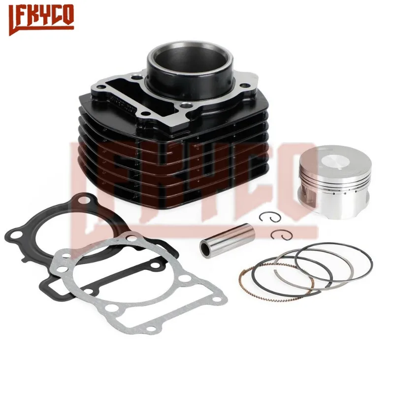 Kit de juntas de pistón para motocicleta, cilindro de Motor para Yamaha FZ 16 FZ16 Fazer YS 150 YBR 125Z, piezas de equipo de motobloqueo, 58mm,