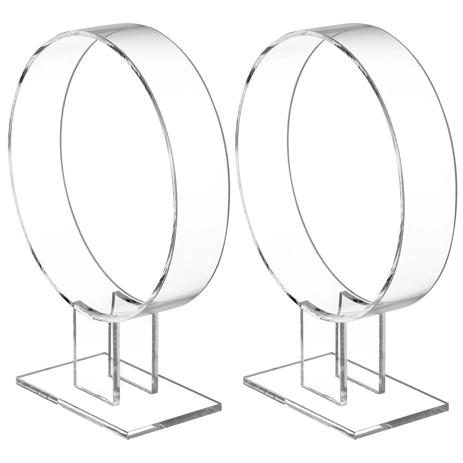 

VALICLUD акриловая повязка на голову, подставка для дисплея, 2 упаковки, органайзер для волос, держатель, стеллаж для хранения аксессуаров для домашнего бутика