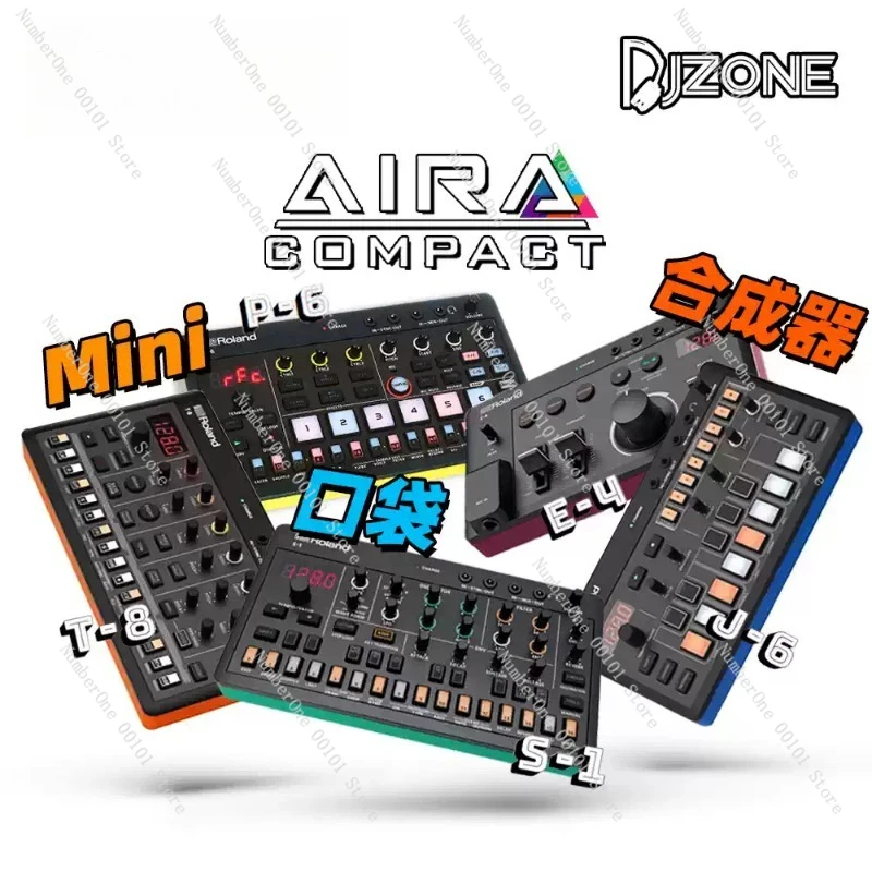 

Портативный синтезатор серии Aira Compact, музыкальные аксессуары для студии, T-8 Beat Machine, E-4 Tuner, J-6 Chord Synthesizer