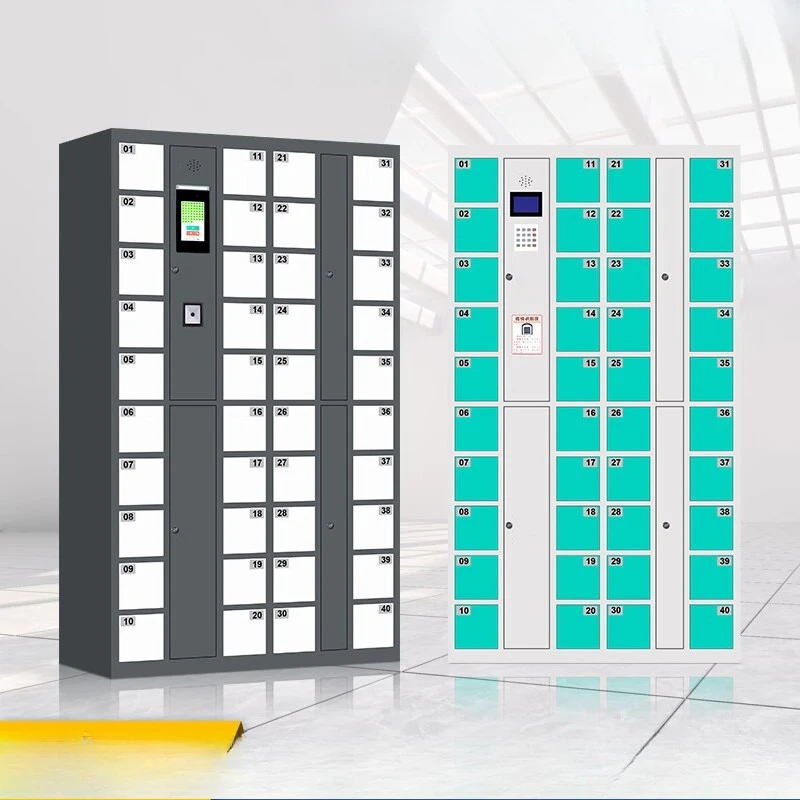 cabinet Scan code Storage cabinet Charging Employee swipe card Fingerprint password Storage cabinet Locker