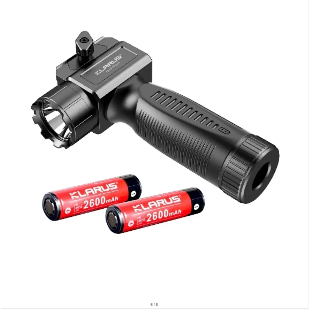 Vertical Tactical Foregrip Flashlight GL5 Integrated design, giving consideration to lighting and grip, increasing the stability