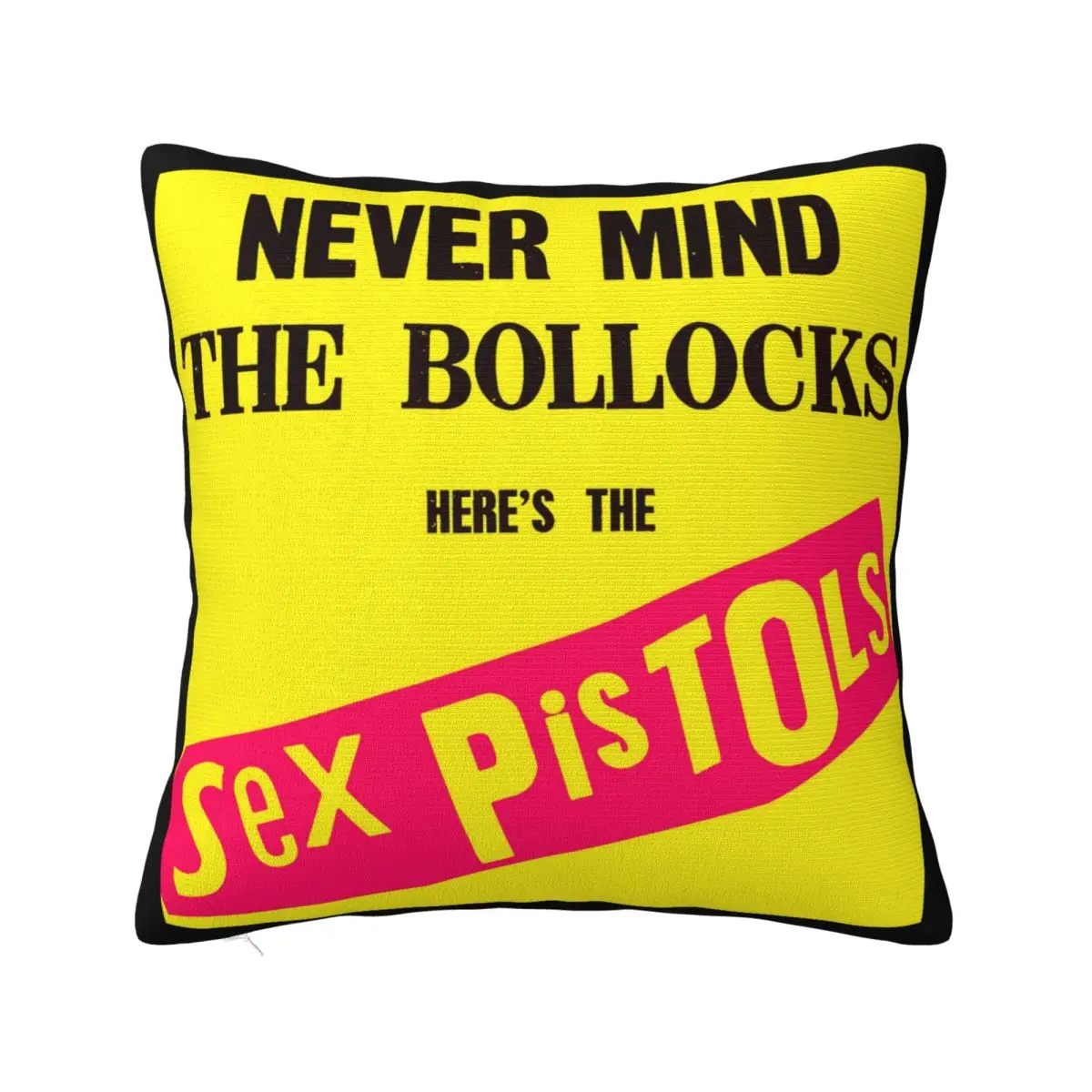 Sex Pistols Never Mind The Bollocks Black Swea Medium Sid Vicious The Clash Pillow Case