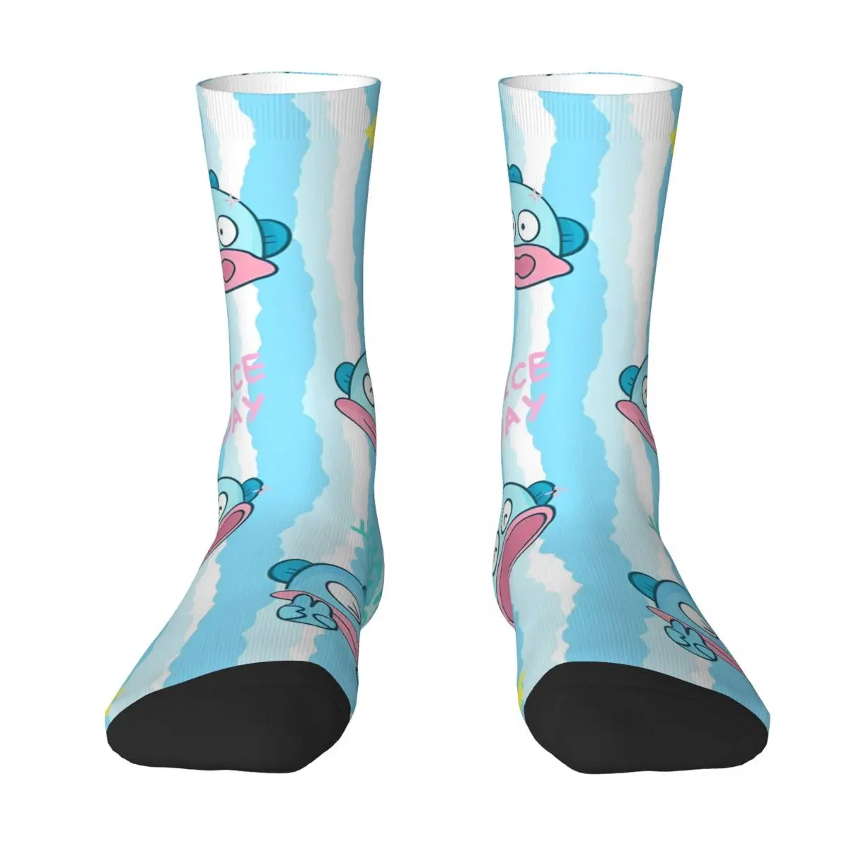 Hangyodon Sanrio Kawaii (9)-bayingimg Stockings Men's Socks Quality Retro Socks Spring Running Anti Slip Graphic Socks Gift