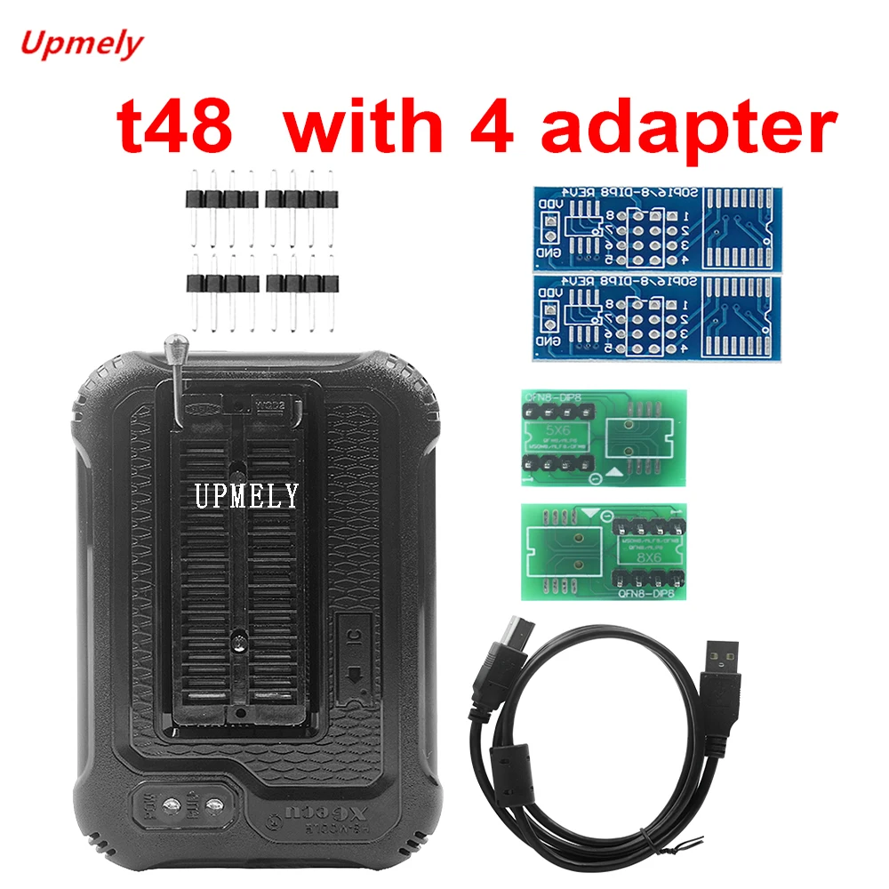 XGecu T48 (TL866-3G) programmierer Unterstützung 31000 ICs für SPI/Nor/NAND Flash BIOS MCU EEPROM AVR PIC + 30 teil ersetzen TL866II/TL866CS