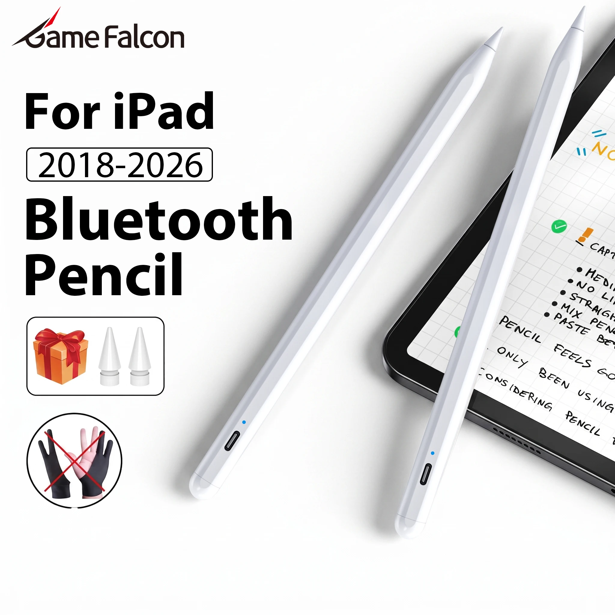 Bluetooth Touch Pen For Apple Pencil For iPad Air 11 13 M3 M2 Pro 12.9 M5 A16 11th 10th 10.9 10 9 Generation Mini 7 6 Stylus Pen
