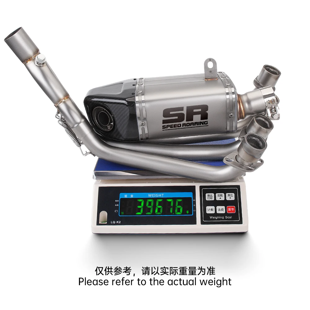 

For CBR650F CBR650 Exhaust Full Systems Motorcycle Muffler Front Pipe Modified Stainless Steel Slip on Tube CB650F CBR650R