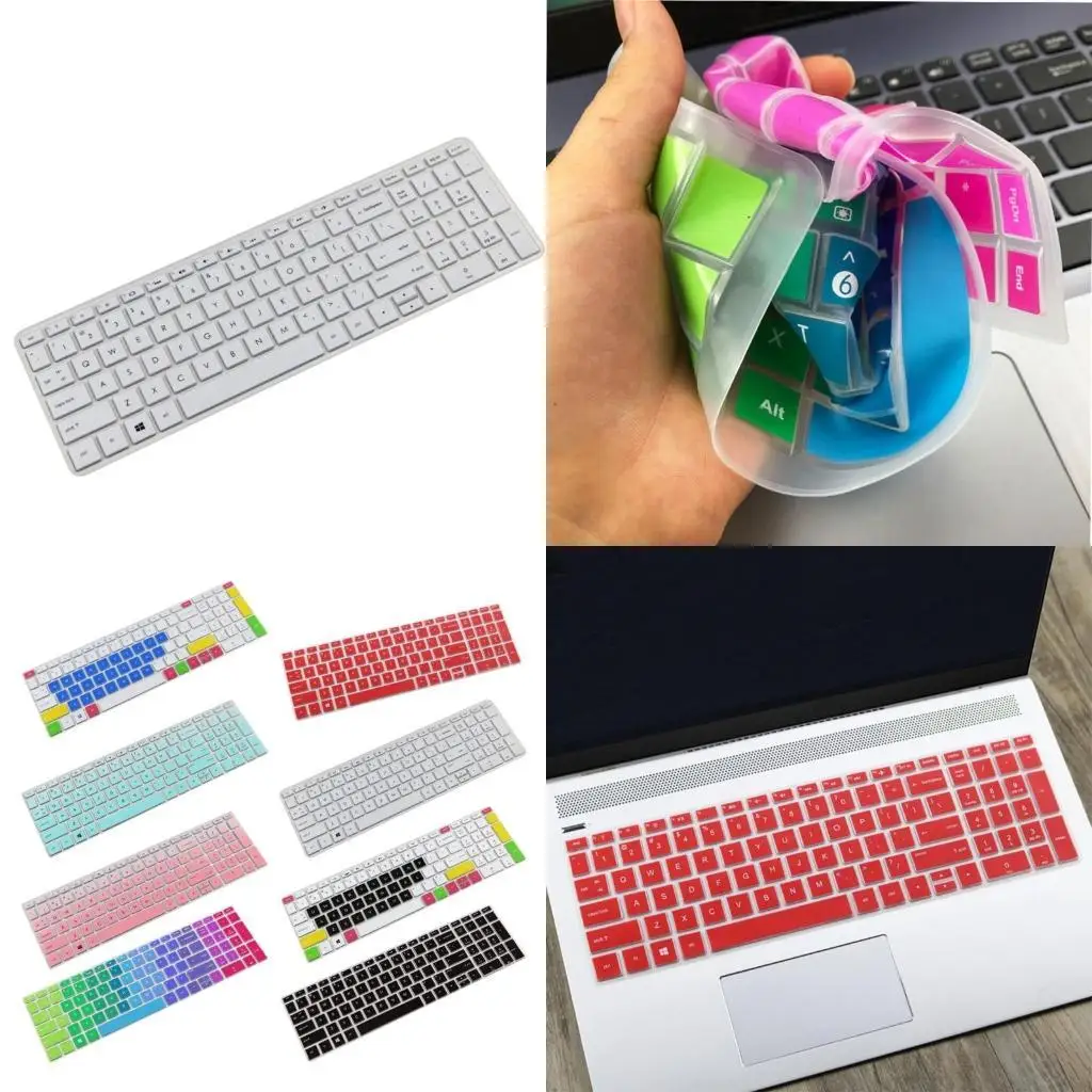 

896F Силиконовая клавиатура Кожа для павильона 15 CC707TX Клавиатуры Пятельская водонепроницаем