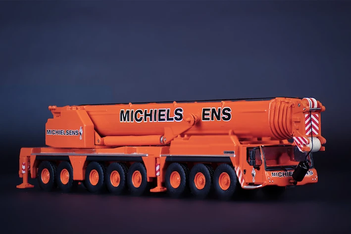 Collectible IMC 1:87 Scale LTM 1450-8.1 Mobile Crane Michielse Construction Engineering Machinery Diecast Toy Model Gift 32-0145